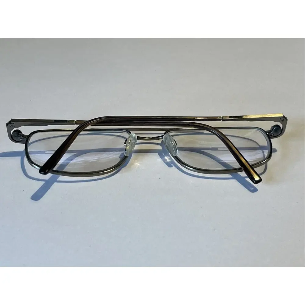 Easyclip Eyeglasses Gray Titanium Superfit Q 4038 56-18-145 20 Frames Only